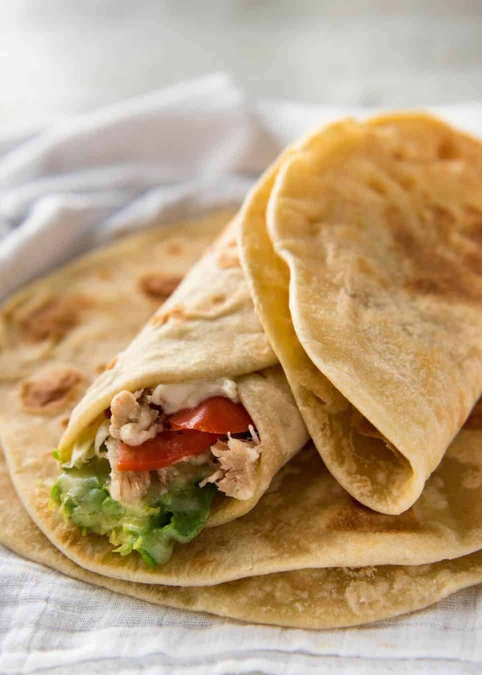 This flatbread recipe is made without yeast, yet is soft and pliable and wonderfully moist. recipetineats.com