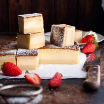 Magic Custard Cake - one simple batter transforms into a 3 layered cake!