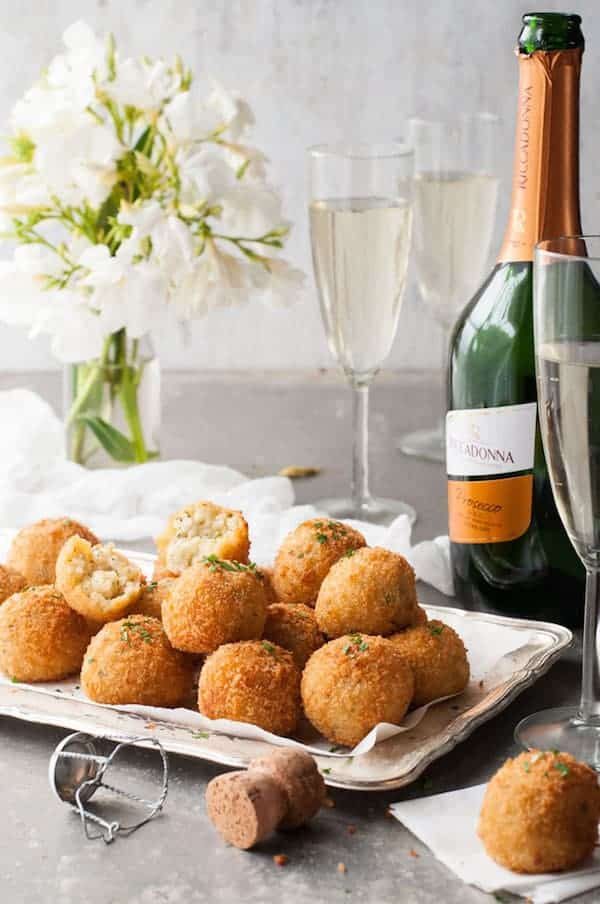 Cheesy Italian Arancini Rice Balls - Sensational for making ahead!