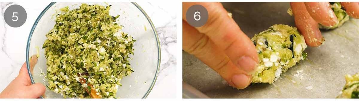 Greek Zucchini Tots - Mini Fritters