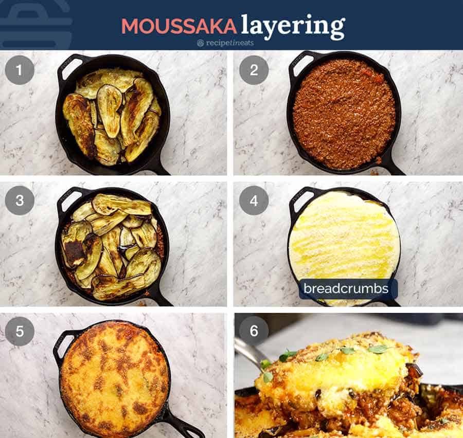 Moussaka Layers