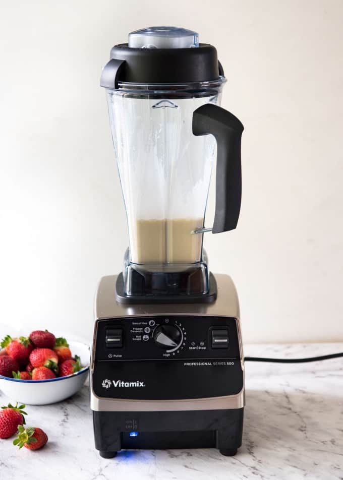 Nutella Crepes with Strawberries - The batter is a 10 second job when made with a blender! And you do not need a crepe pan, just a skillet! recipetineats.com