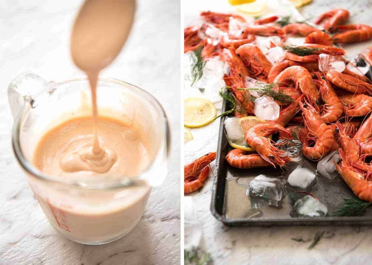 Rose Dipping Sauce for Prawns