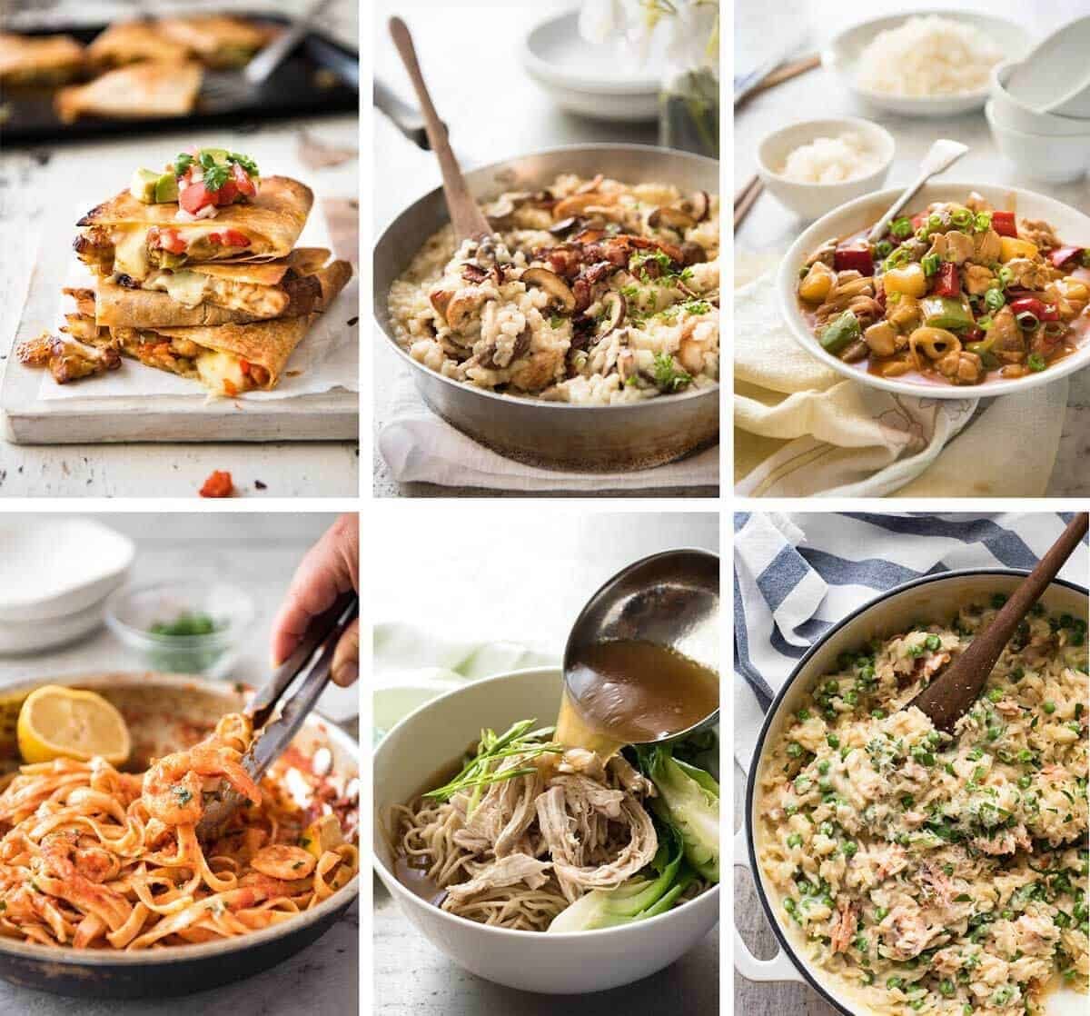 Fridge Forage - Quick dinner recipes you can make using whatever is in our fridge right now! www.recipetineats.com