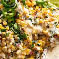 Close up of Mexican Corn Salad