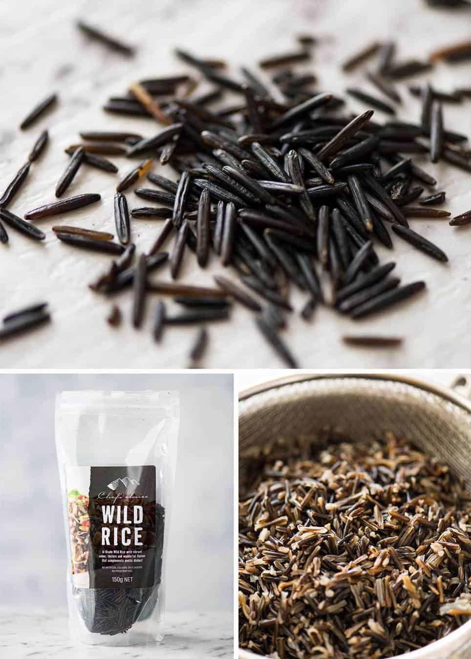 Wild Rice is actually a grain, not rice. It tastes nuttier and toasted, much more flavour than rice! www.recipetineats.com