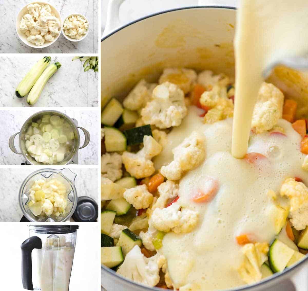 How to make Healthy Creamy Vegetable Soup