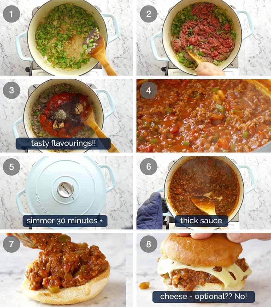 How to make Sloppy Joes