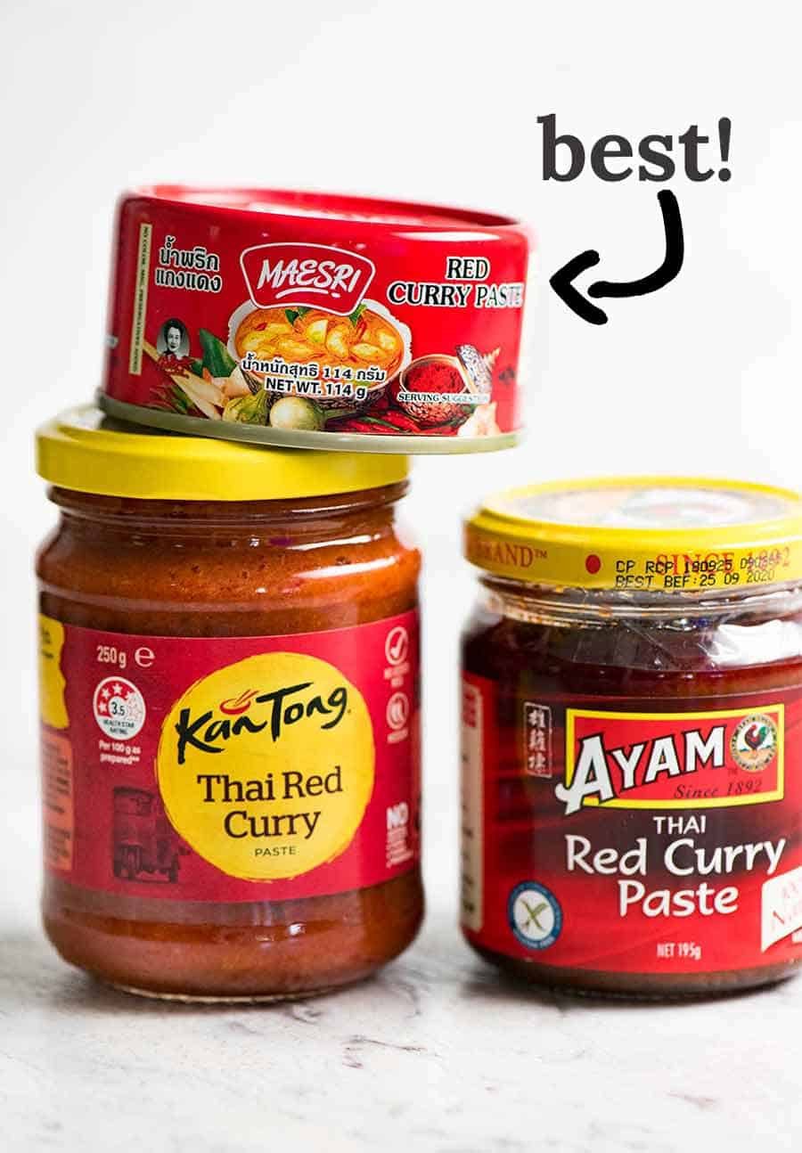 Best Thai red curry paste Maesri