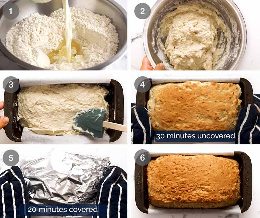 How to make bread without yeast