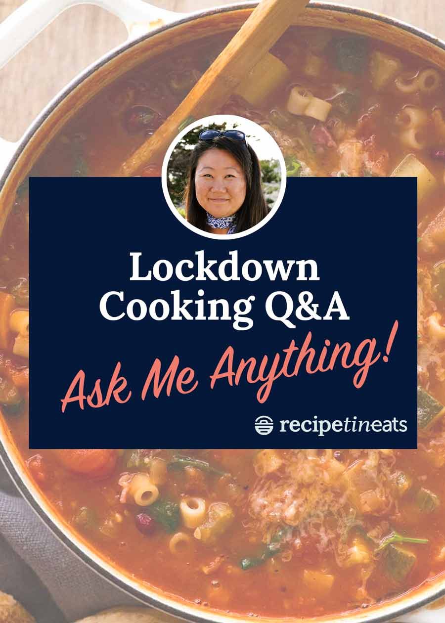 Lockdown Cooking Help Hotline