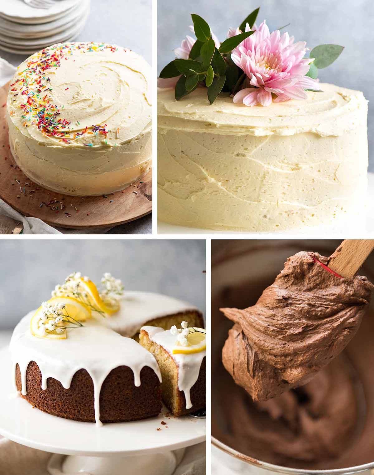 Vanilla cake decorating ideas