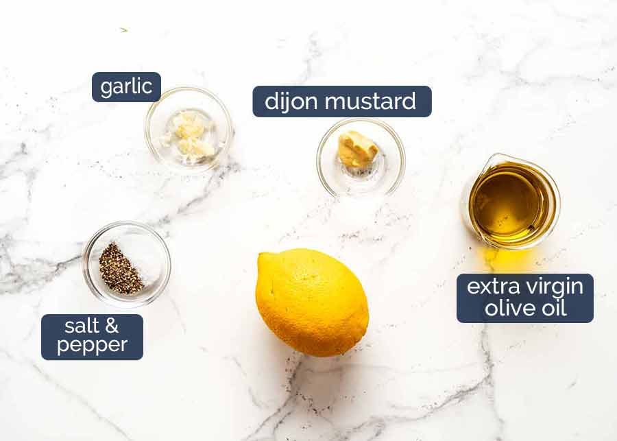 Ingredients in Lemon Dressing