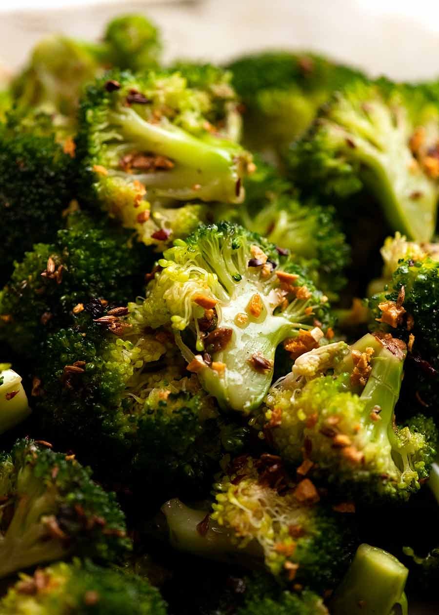 Close up of New York Times Broccoli Salad