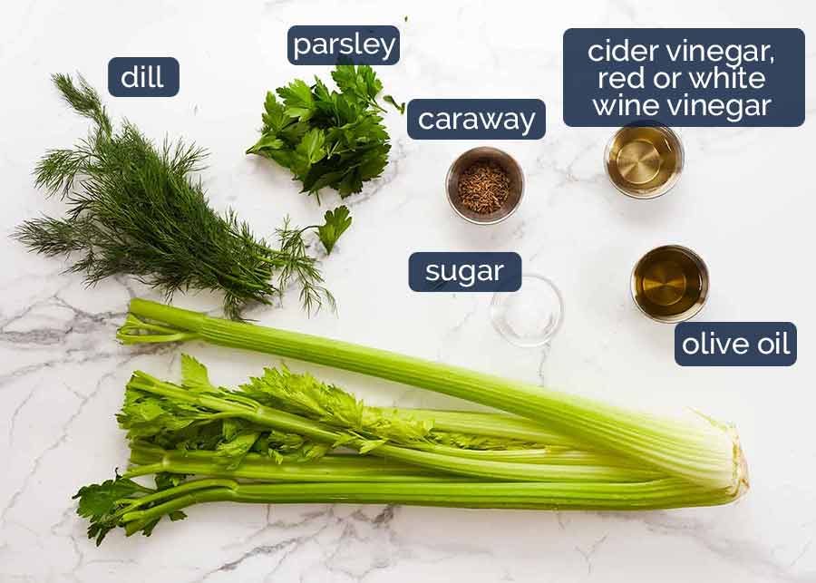 Celery Salad Ingredients