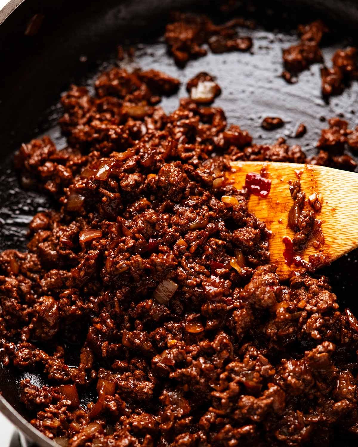 Thai sweet chilli beef bowls