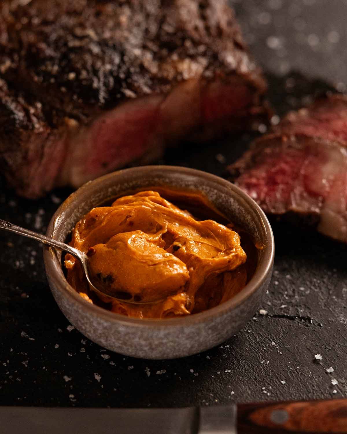 Cowboy butter for steak