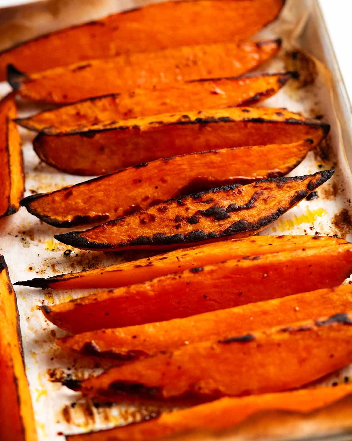 Maple sweet potato salad with whipped tahini