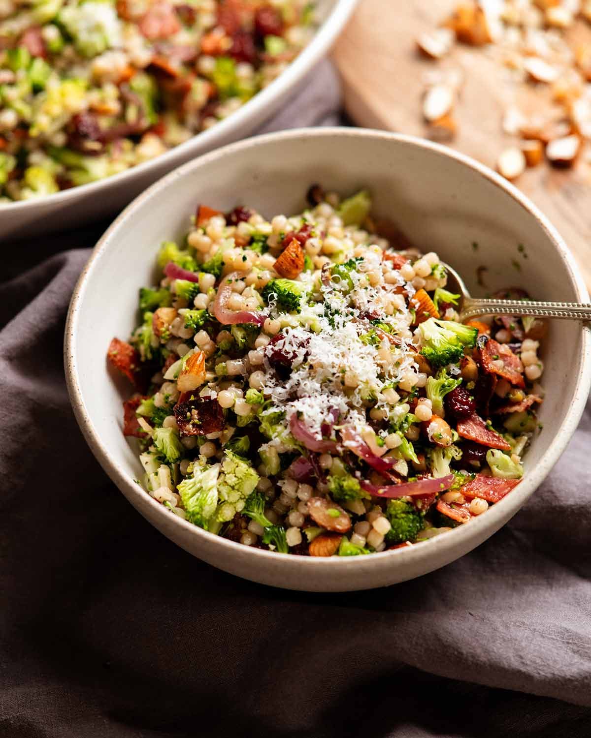 Broccoli Pearl Crunch Salad
