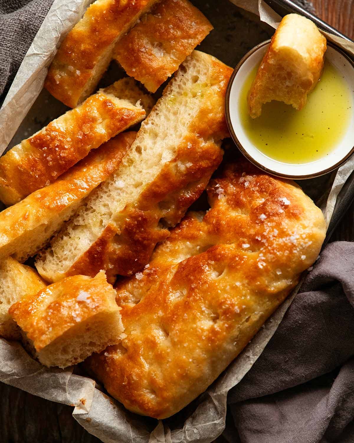 Quick and dirty focaccia recipe