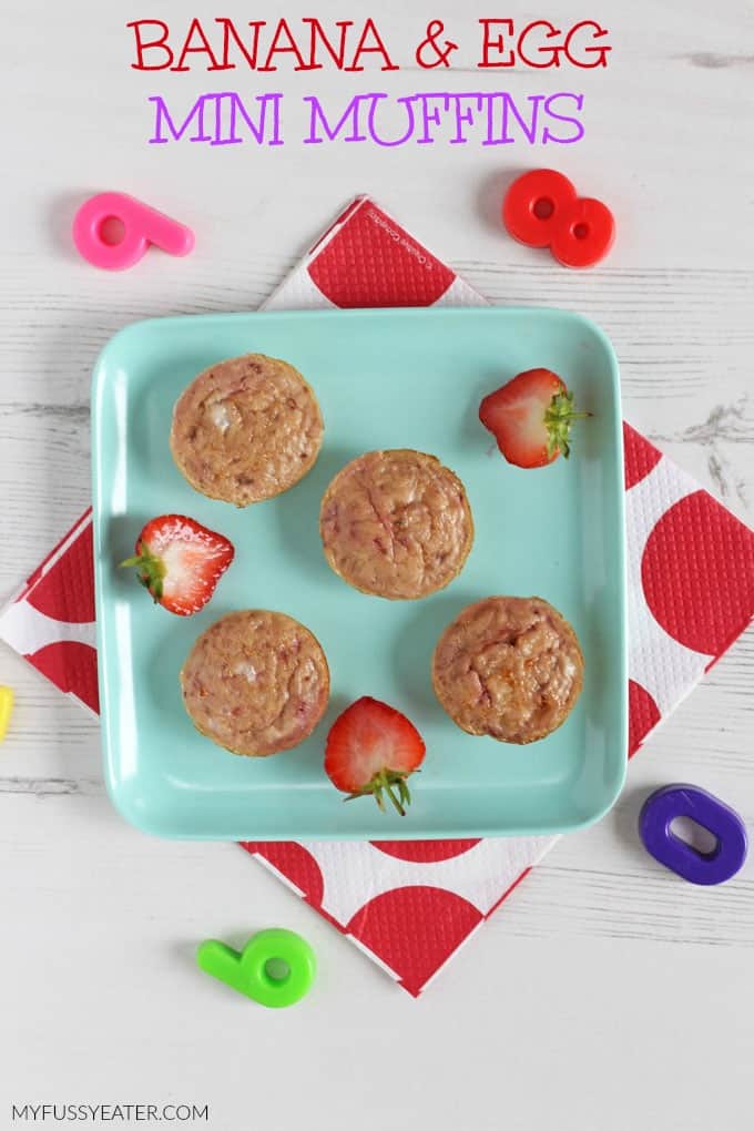 Banana & Egg Mini Muffins